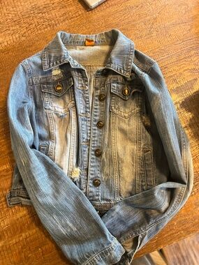 Jou Jou Light Wash Denim Jacket